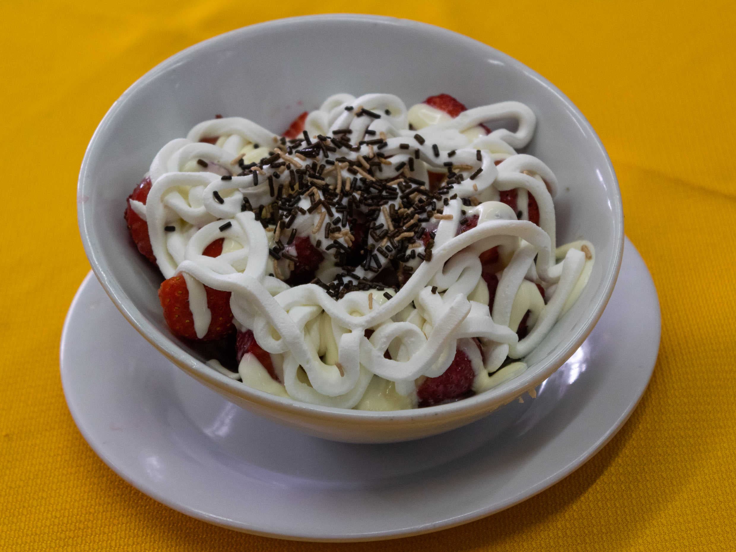 Fresas con Crema
