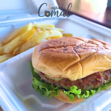 Hamburguesa Mixta (Res y Cerdo)