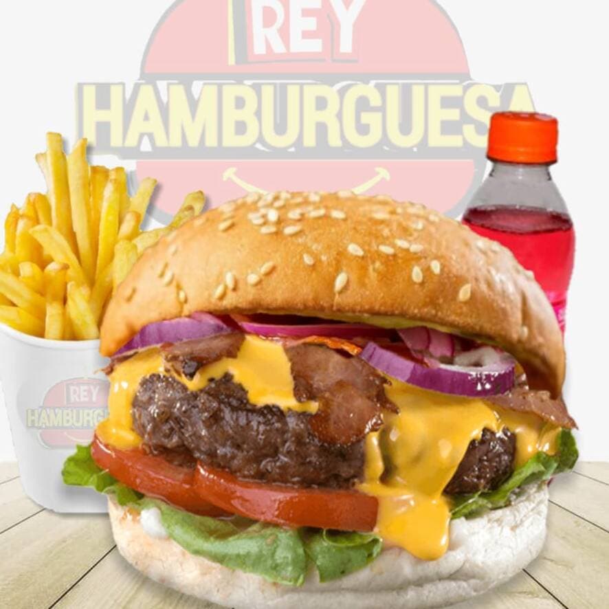 Combo Hamburguesa Chedar (Incluye Papas y Gaseosa)