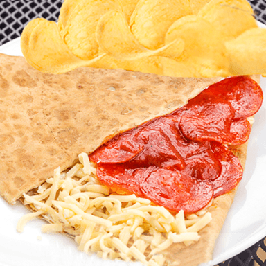 Crepa Italiana con papas chips (adictiva)