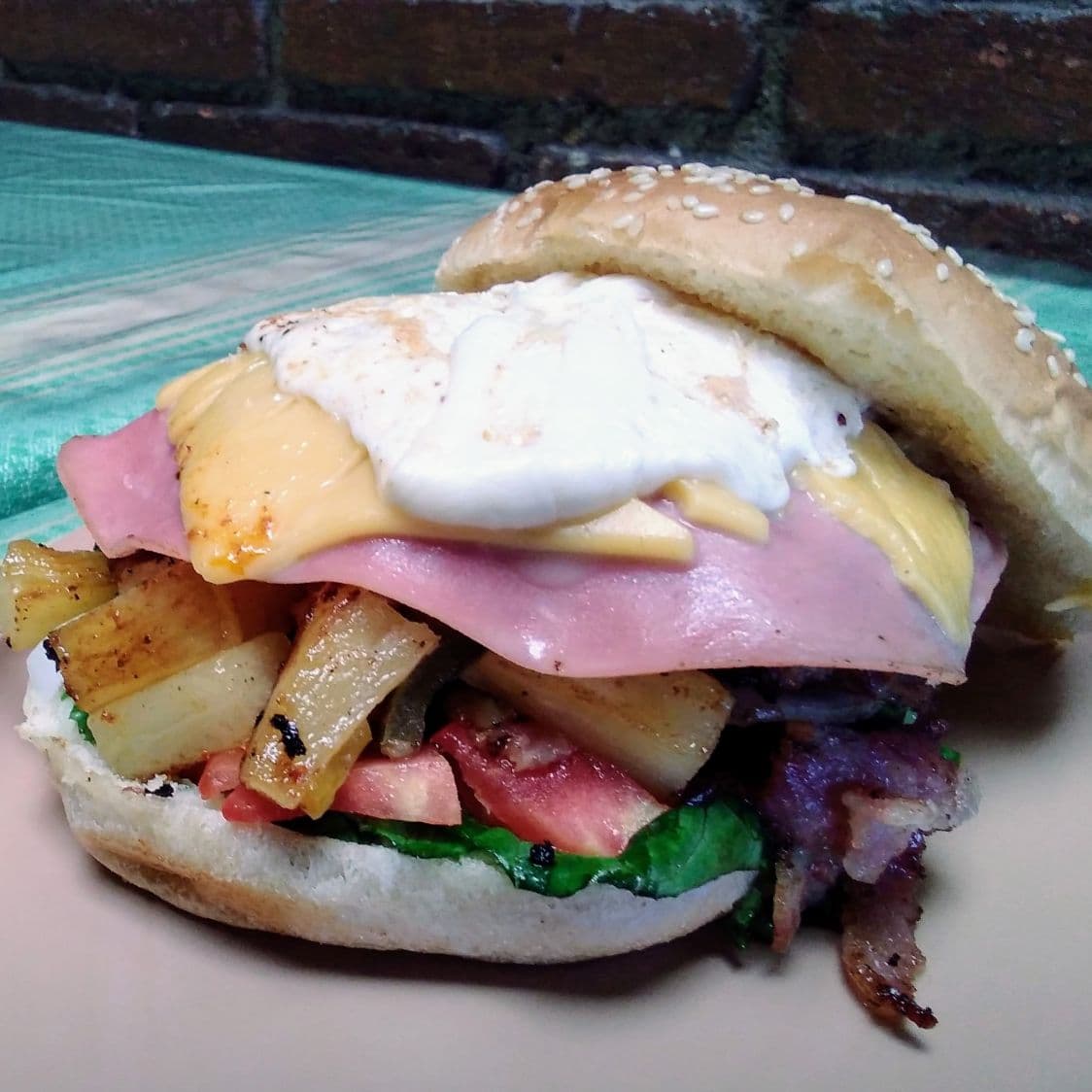 Hamburguesa Hawaiana
