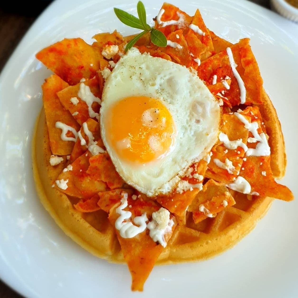 Waffle Chilaquiles