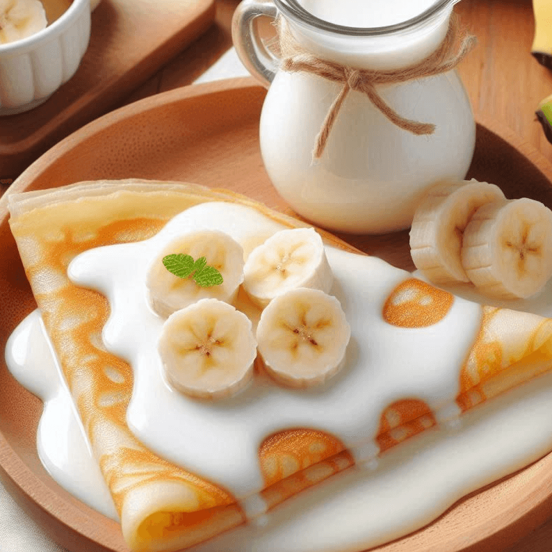 Crepa de Lechera y Platano