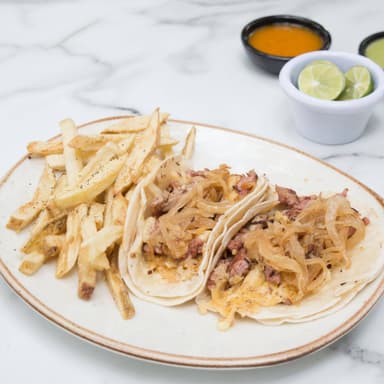 Orden de tacos de arrachera