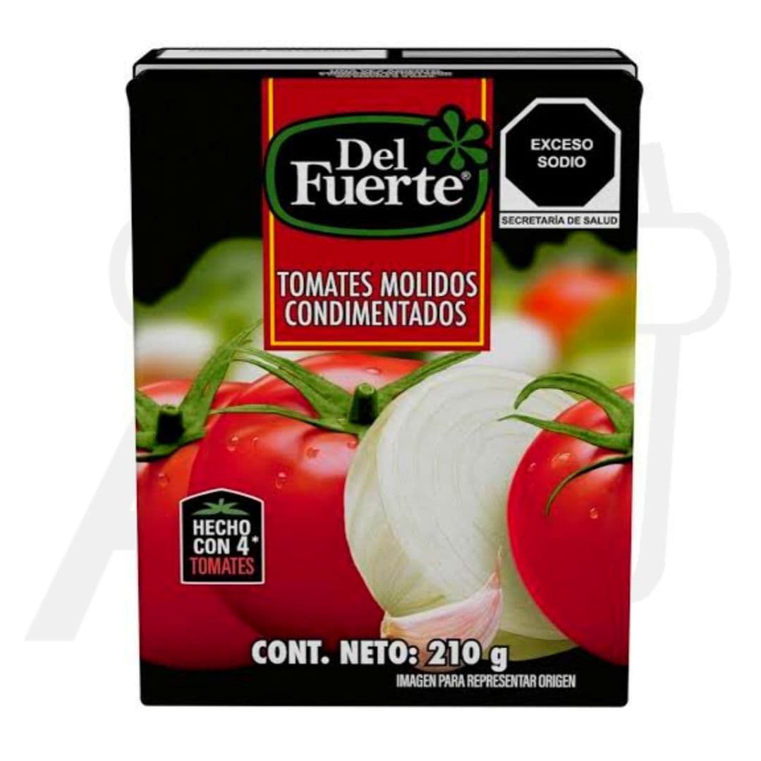 PURE DE TOMATE DEL FUERTE 210 G.