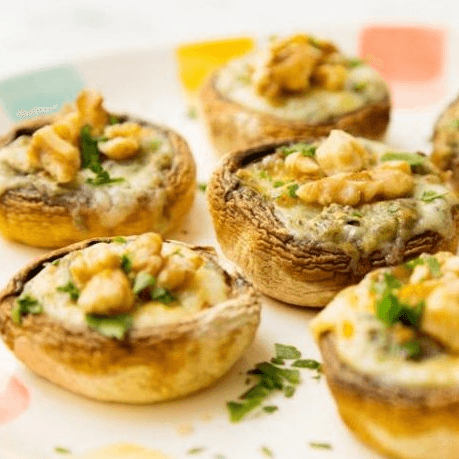 Champiñones Roquefort