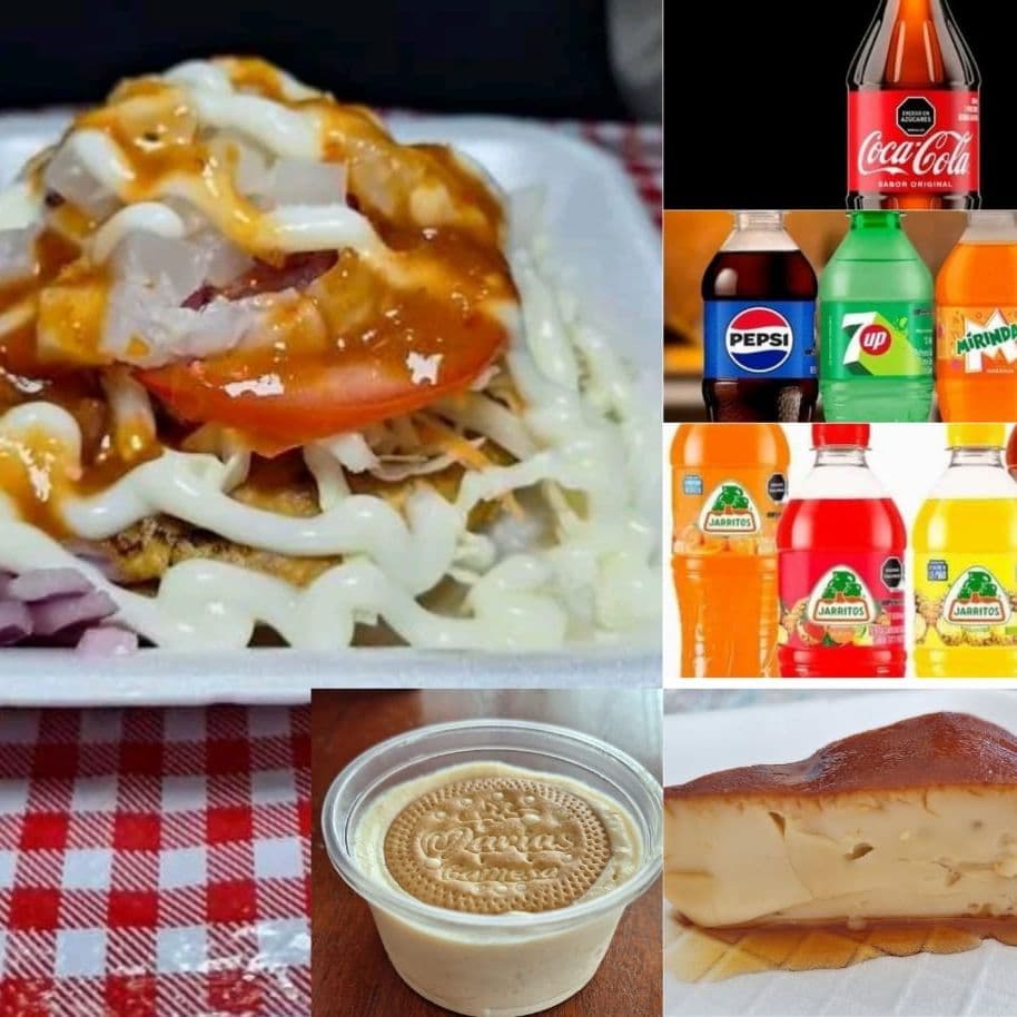 Combo Gorditas, Soda y Postre