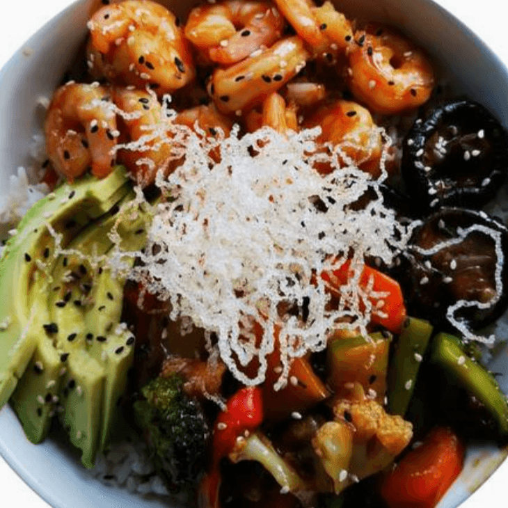 Bowl camarones terikaki