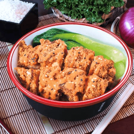 Chicken Katsu con Sriracha