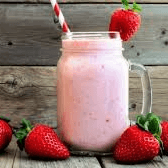 Bubble Tea de Leche de Fresa