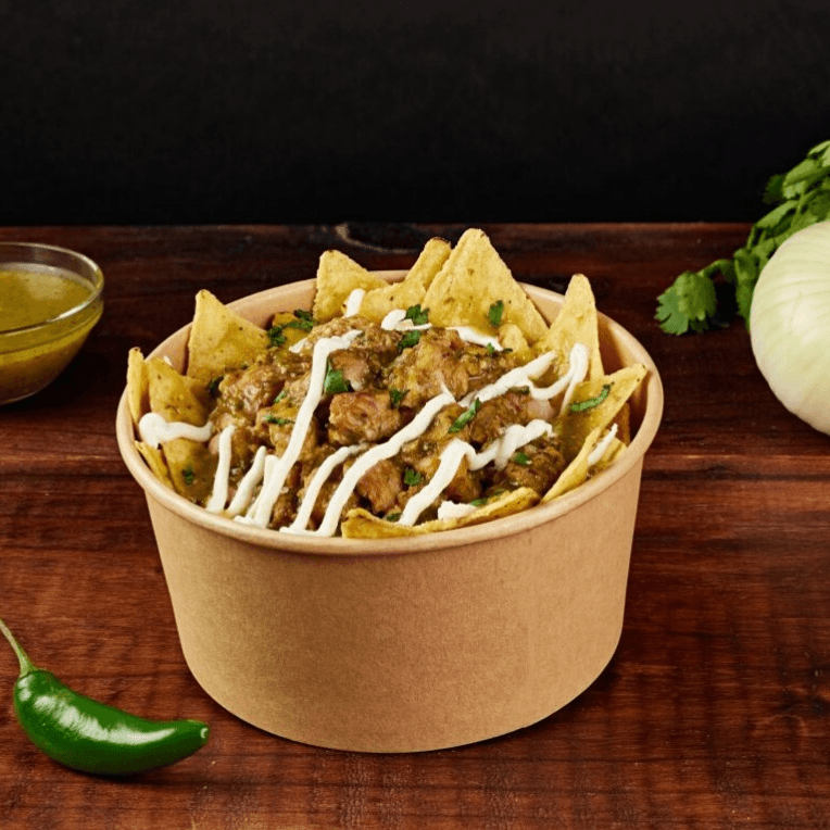 Chilaquiles Verdes con Guiso a tu Elección