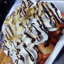 Frutas con Crema Grande