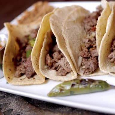 Tacos de Costilla de Rosbif