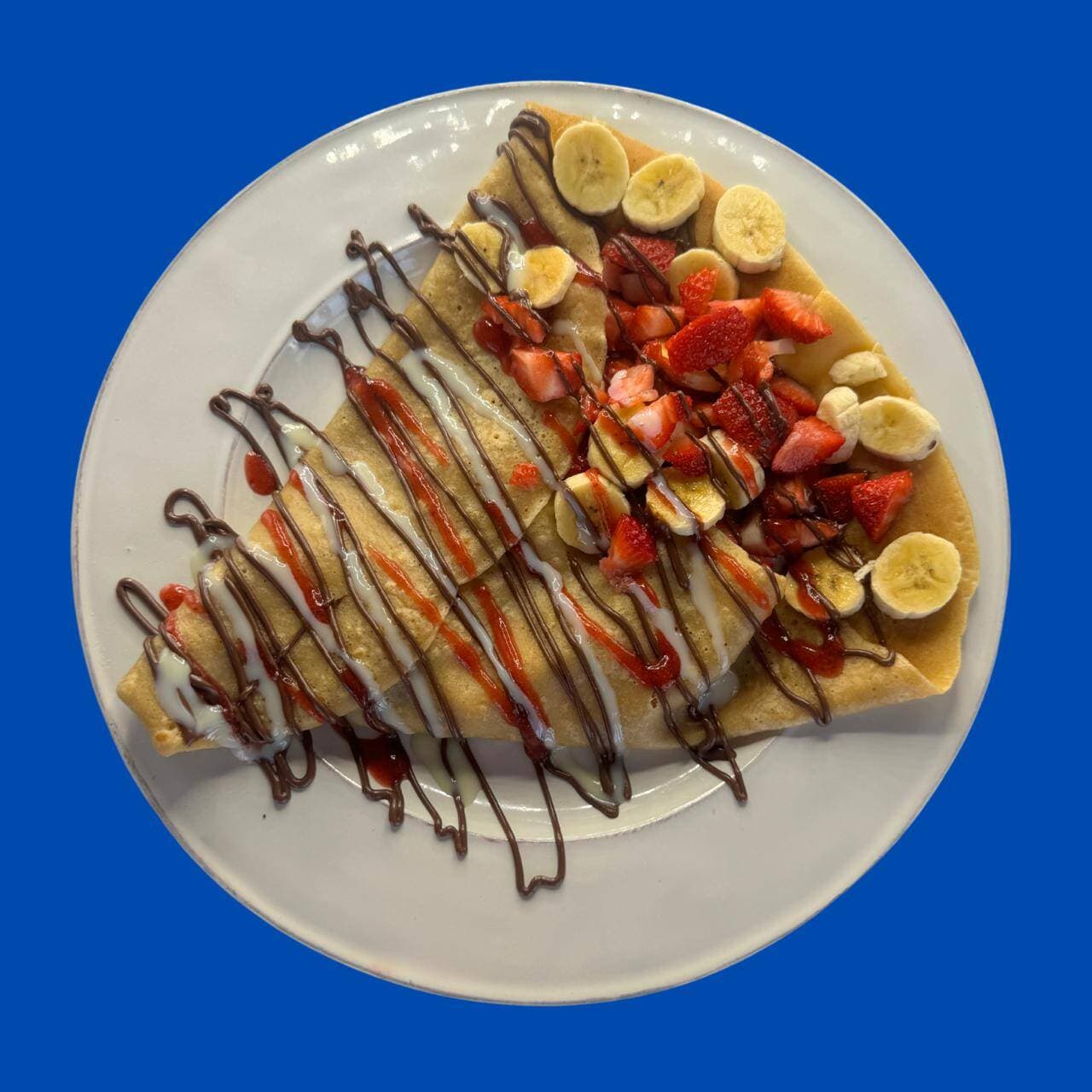 Crepas de Nutela con Fresas y Banano
