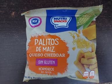 PALITOS DE MAIZ QUESO CHEDDAR