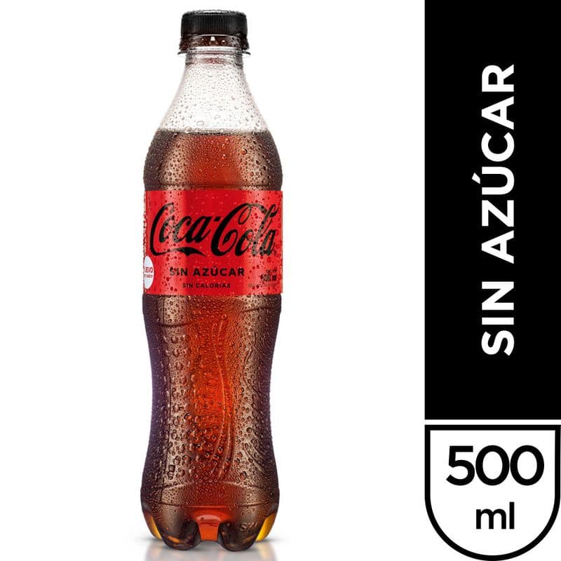 Coca Cola Sin Azúcar 500 ml