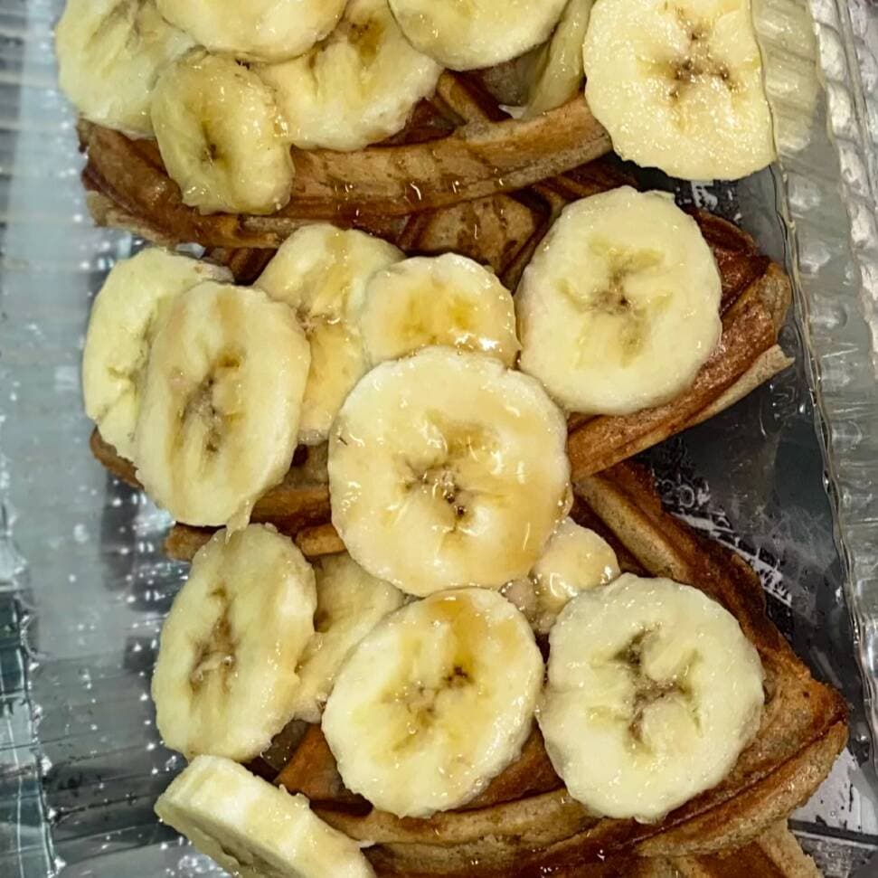 Waffle de Platano con Lechera