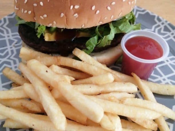 Combo 3:   Hamburguesa arrachera +papas
