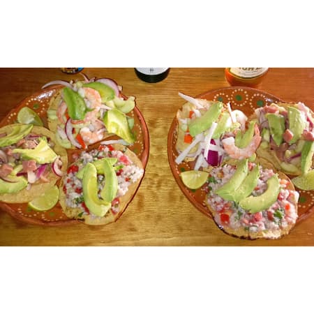 Tostada De Camarón / Cangrejo