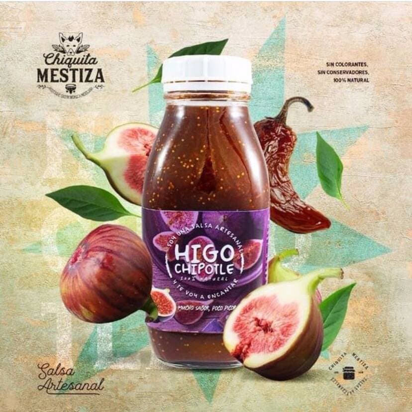 Salsa Artesanal Higo con Chipotle 350ml