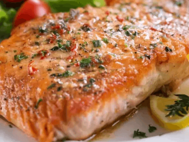 Salmón con Camarones