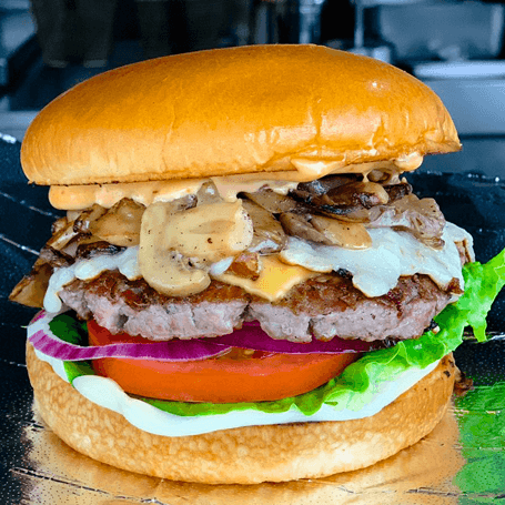 Champi Burger con Queso