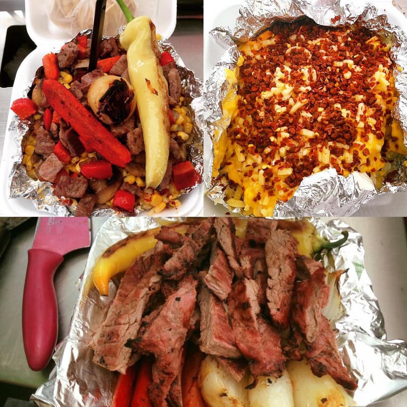 Papas Asadas Estilo Pool
