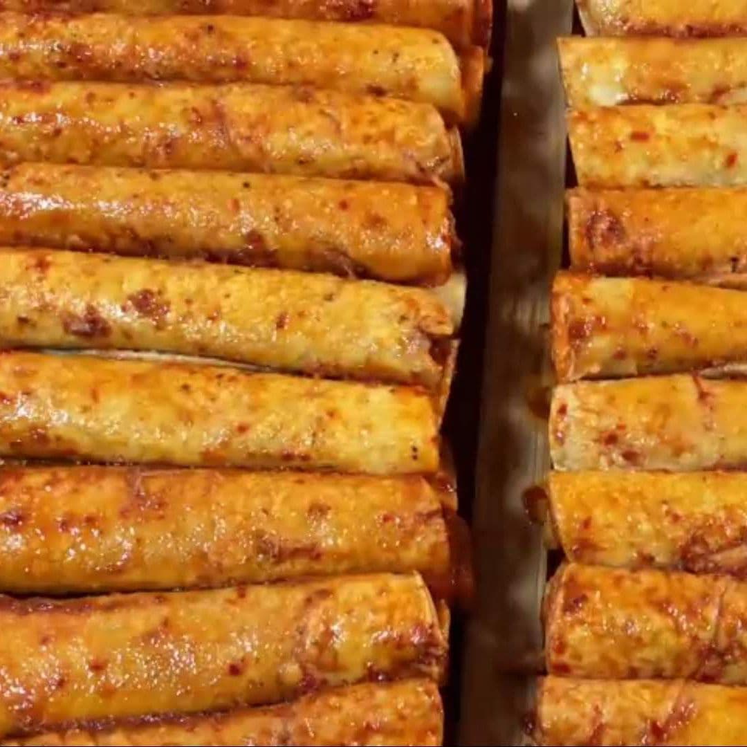 100 pzas tacos de canasta refresco gratis