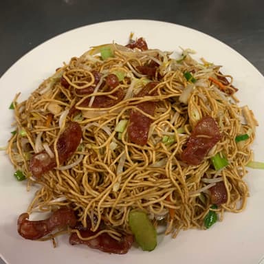 chop suey seco con chorizo chino