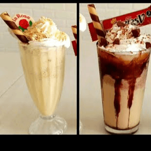 Malteada Vainilla Nieve con Mazapan