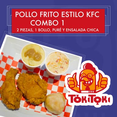 Combo Pollo Frito 2 Piezas