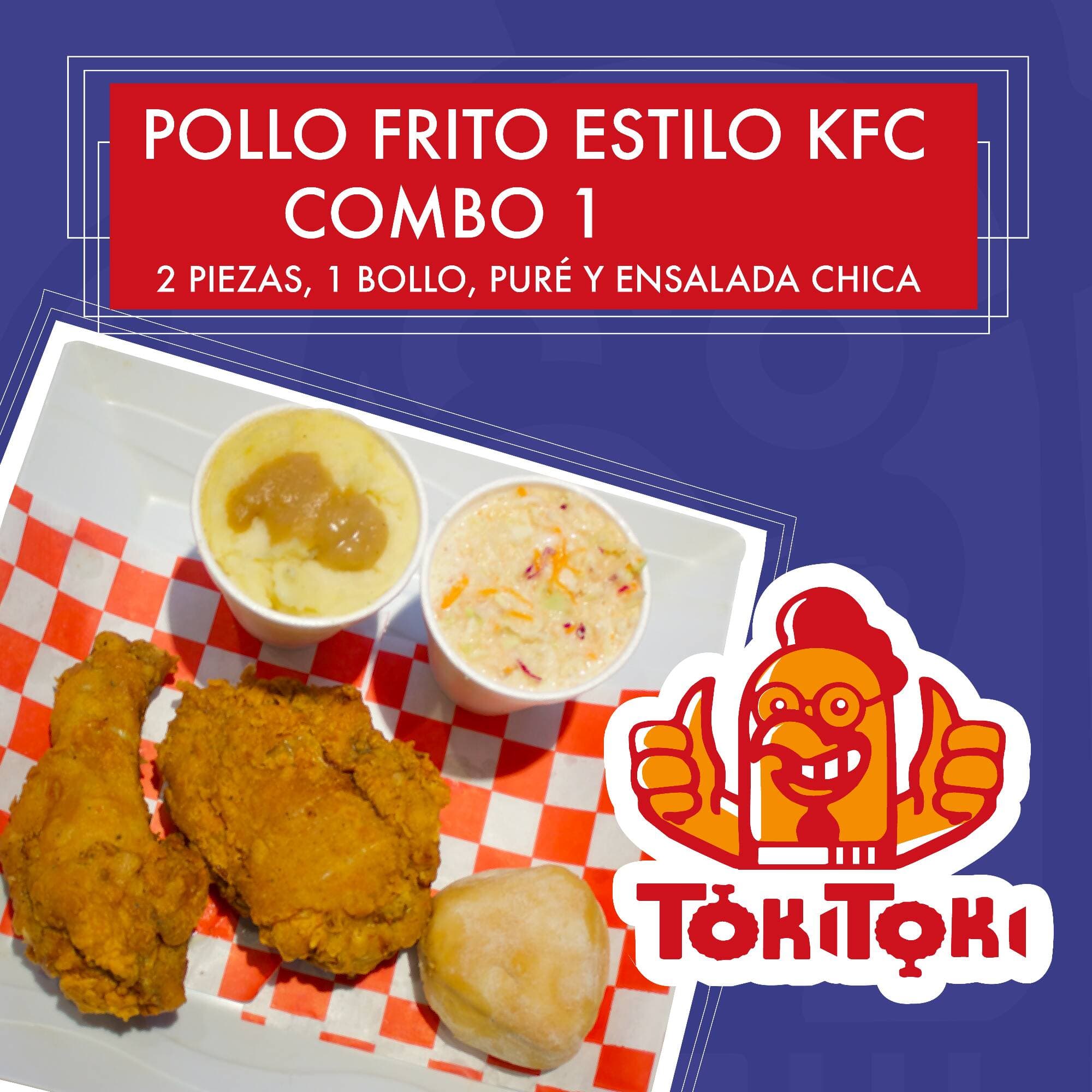 Combo Pollo Frito 2 Piezas