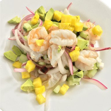Aguachile Mixto (Camarón y Pulpo)
