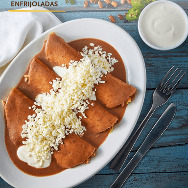 Enfrijoladas