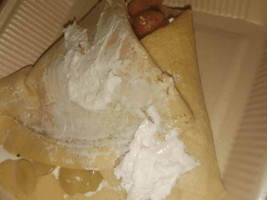 Crepa de Chocolate Blanco con Fruta