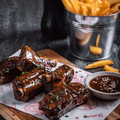 Costillas BBQ.