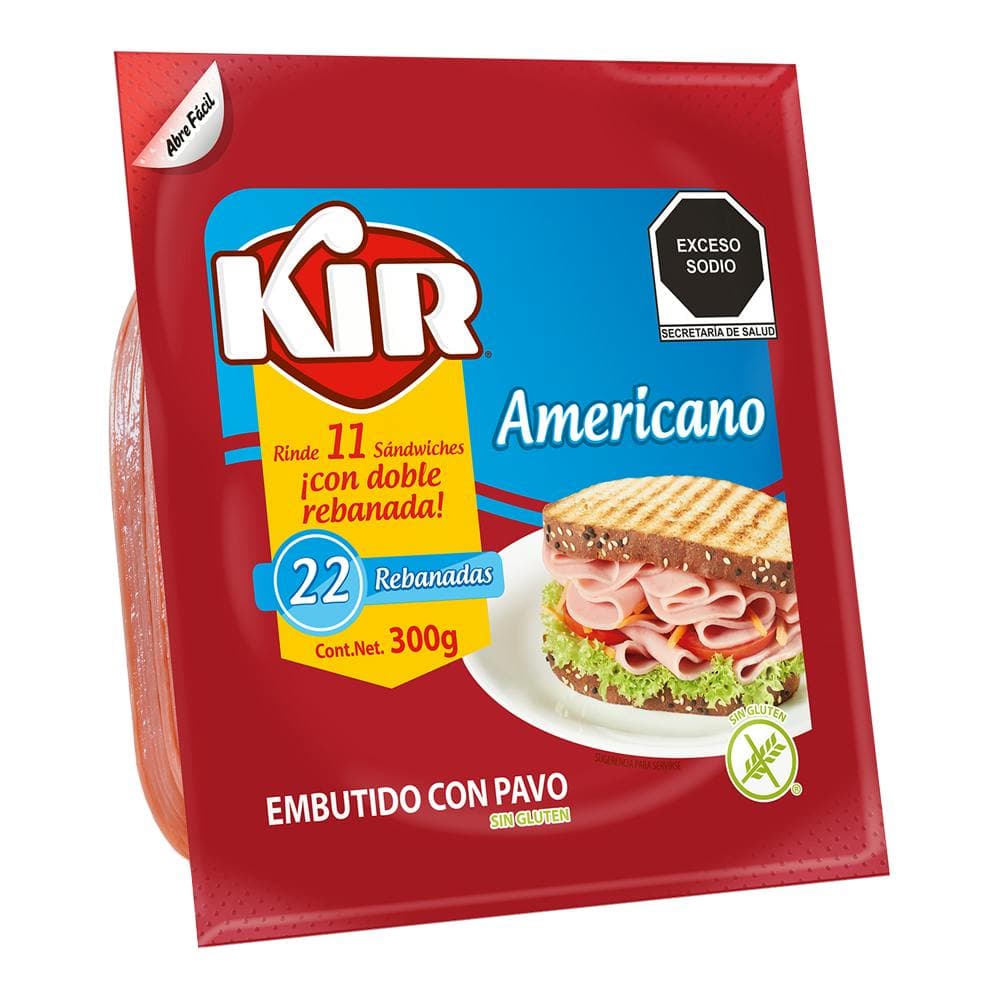 JAMON AMERICANO PAVO KIR 300G