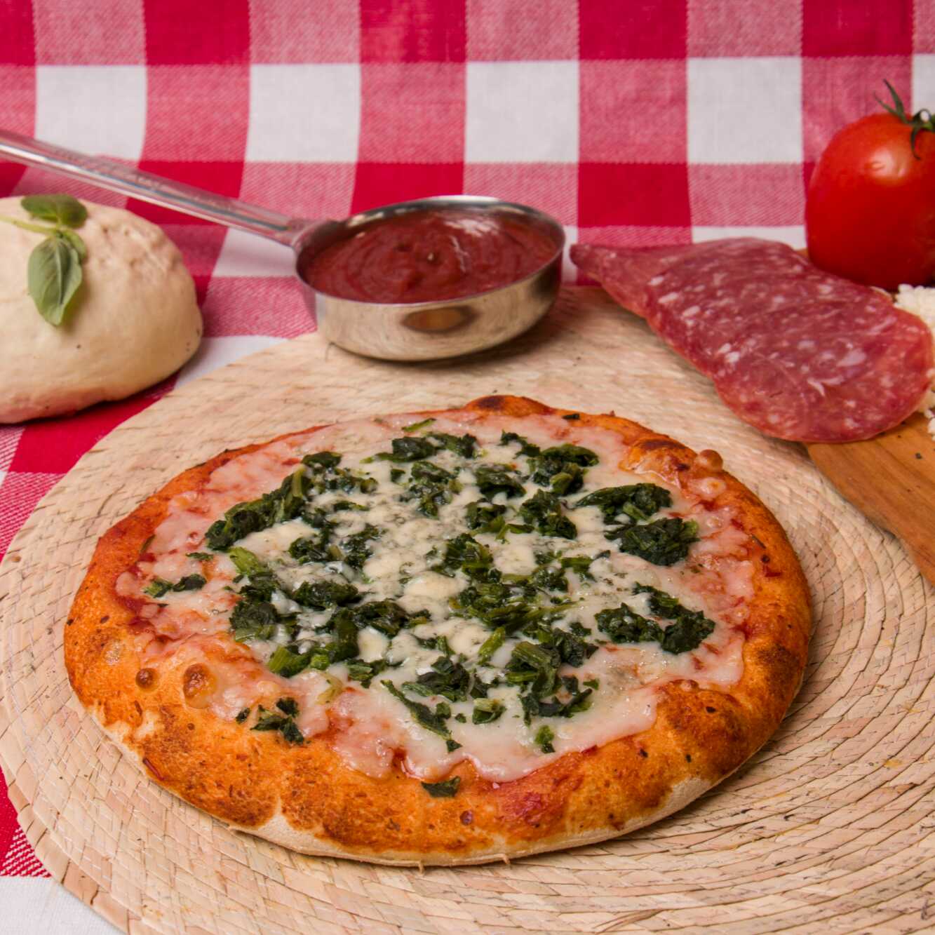 Espincas y queso azúl  (Med)