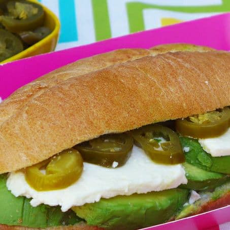 Torta de Queso Ranchero.