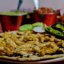 Chorreada con Pollo