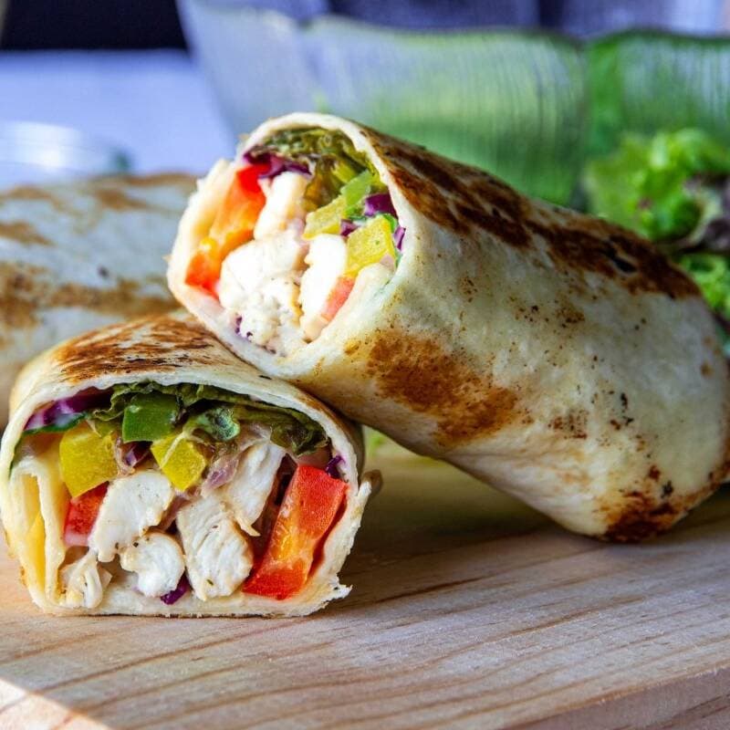 Wrap de Pollo ala Parrilla