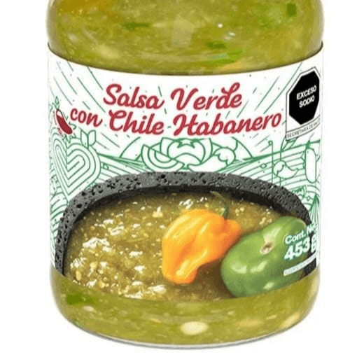 Botella de Salsa Verde Habanero
