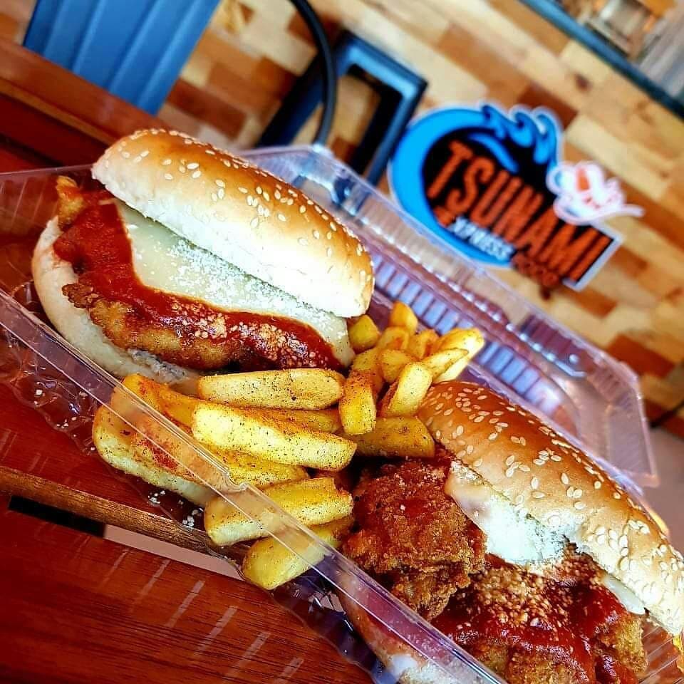 Hamburguesa Parmesana