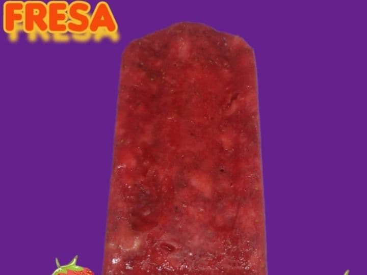 Paleta de Fresa de Agua