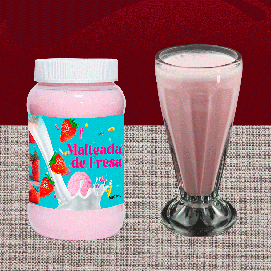 Malteada De Fresa  500 ml