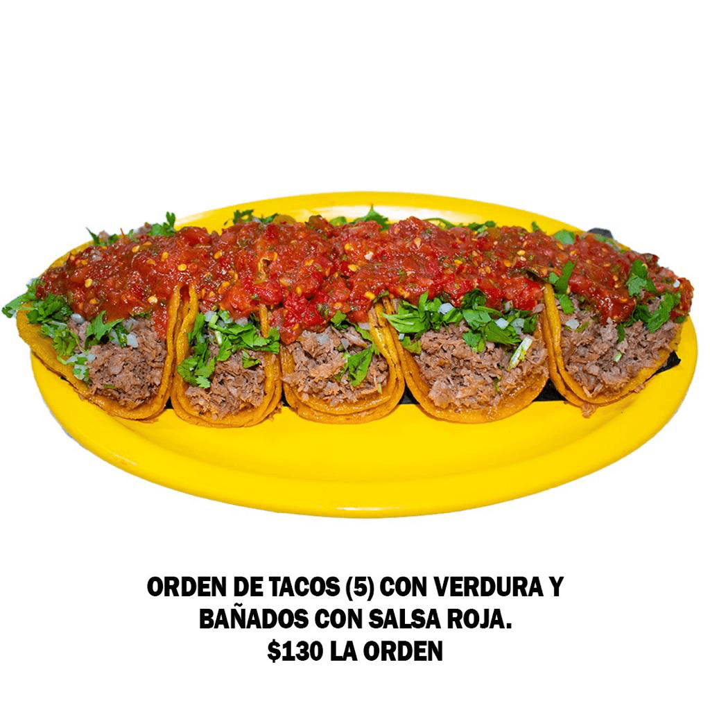 Combo Bañados en Salsa Roja
