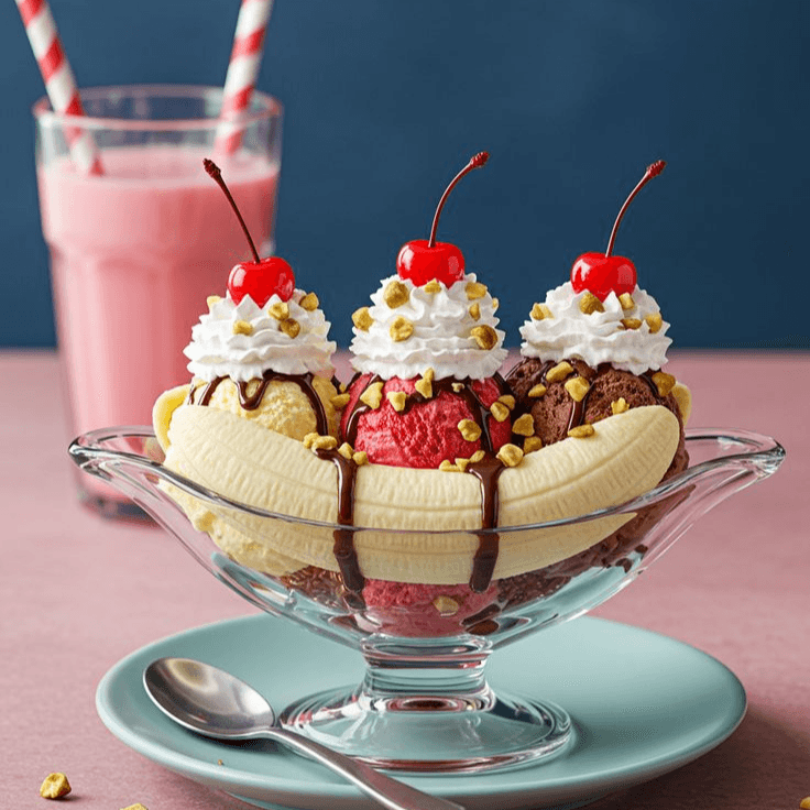 Banana Split 🍌🍨🍫🍓🍌🍨