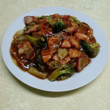 Arroz con Lechón en Salsa