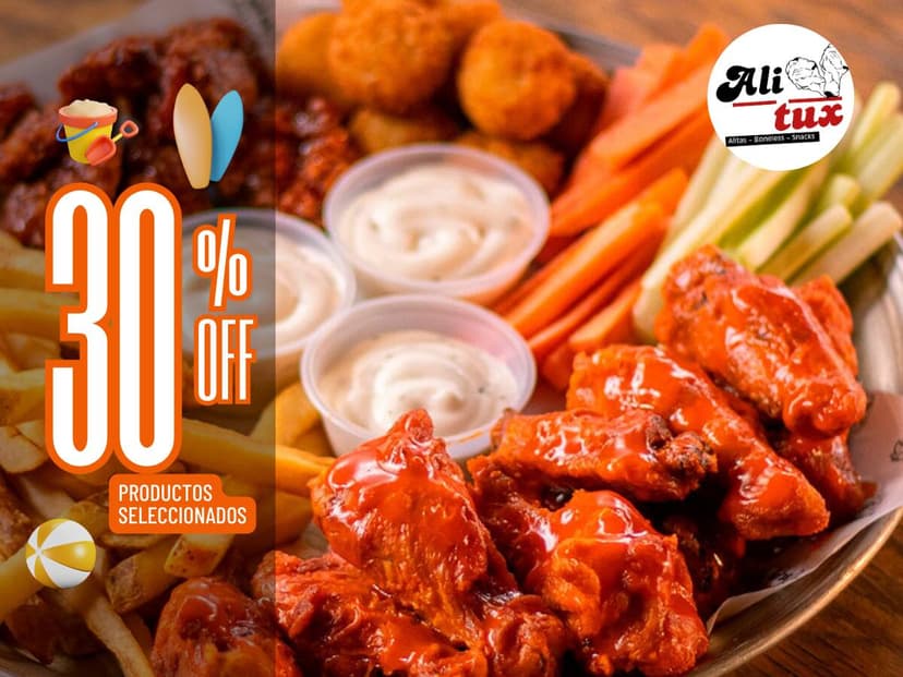 Ali Tux Alitas, Boneless & Snacks