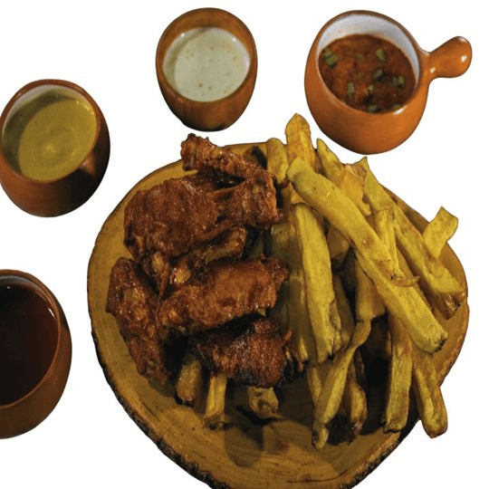 Alitas Estilo Lomo Saltado Flameadas